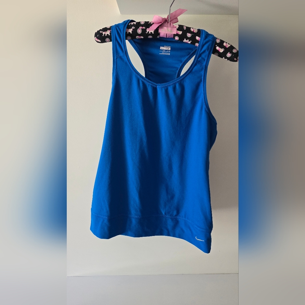 Nike Dri-FIT Blue Racerback Tank Top – Women’s Size Small